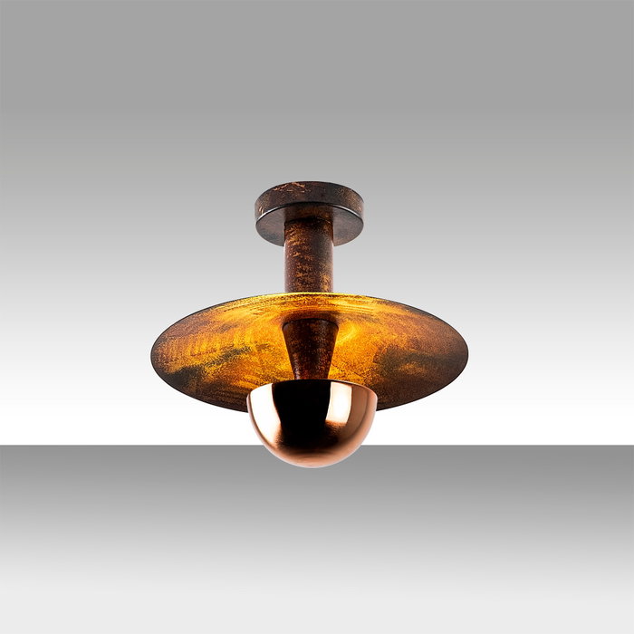 Opviq Kurt - 13353 Lámpara de araña de cobre